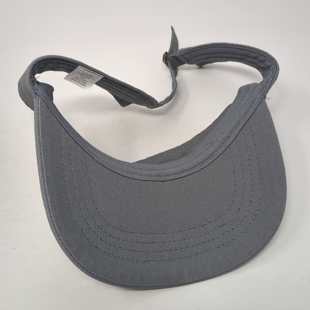 Unbranded Slideback Visor Hat Gray Solid One Size… - image 7